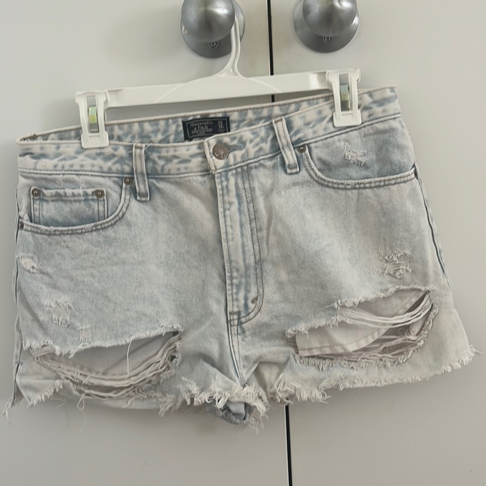 Abercrombie and fitch denim shorts